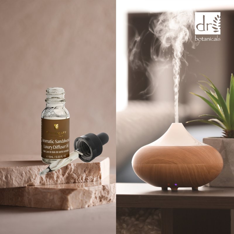 Aromatic Sandalwood Luxury Diffuser Oil 10ml - Dr Botanicals