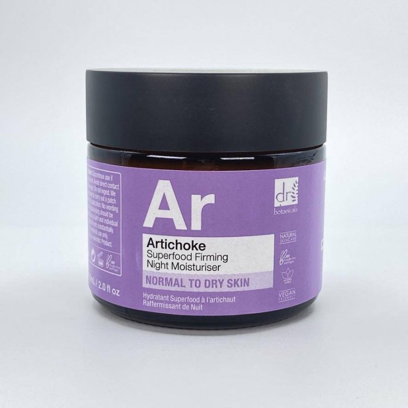 Artichoke Superfood Firming Night Moisturiser 60ml - Dr Botanicals