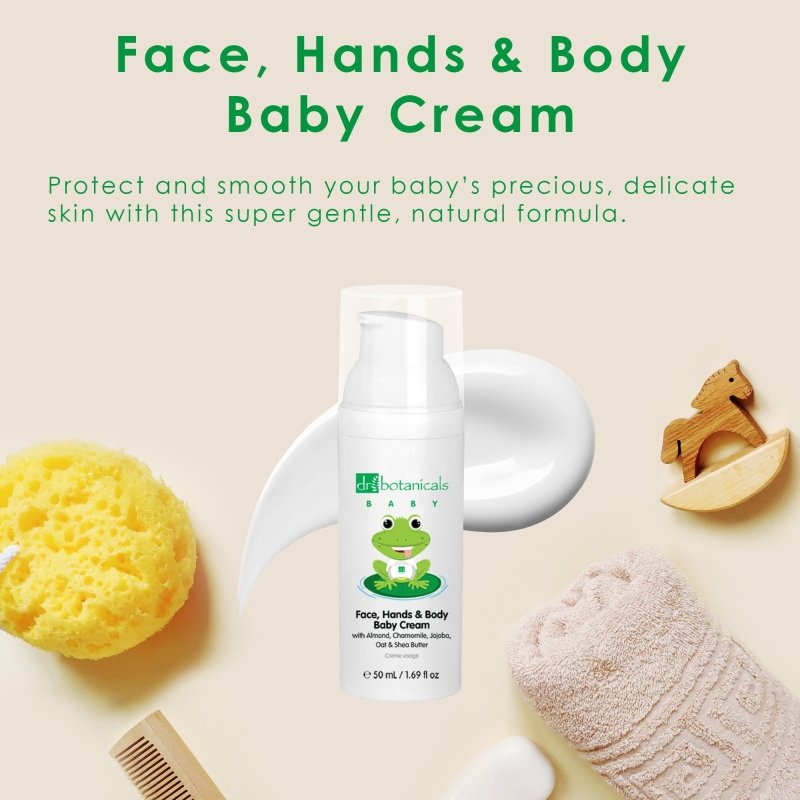 Baby Face, Hands & Body Baby Cream 50ml - Dr Botanicals