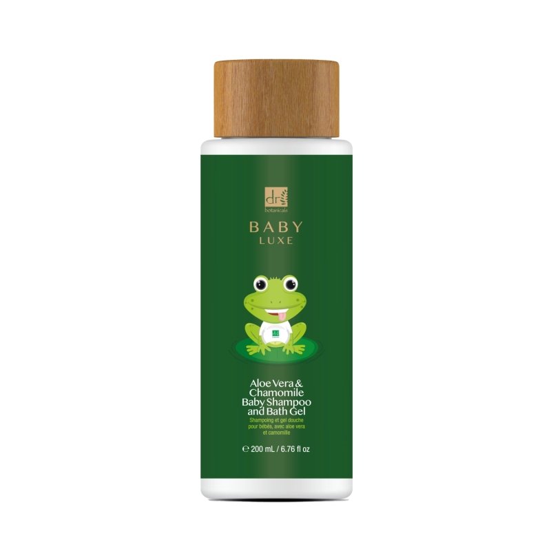 Baby Lux Aloe Vera & Chamomile Baby Shampoo & Bath Gel 200ml - Dr Botanicals