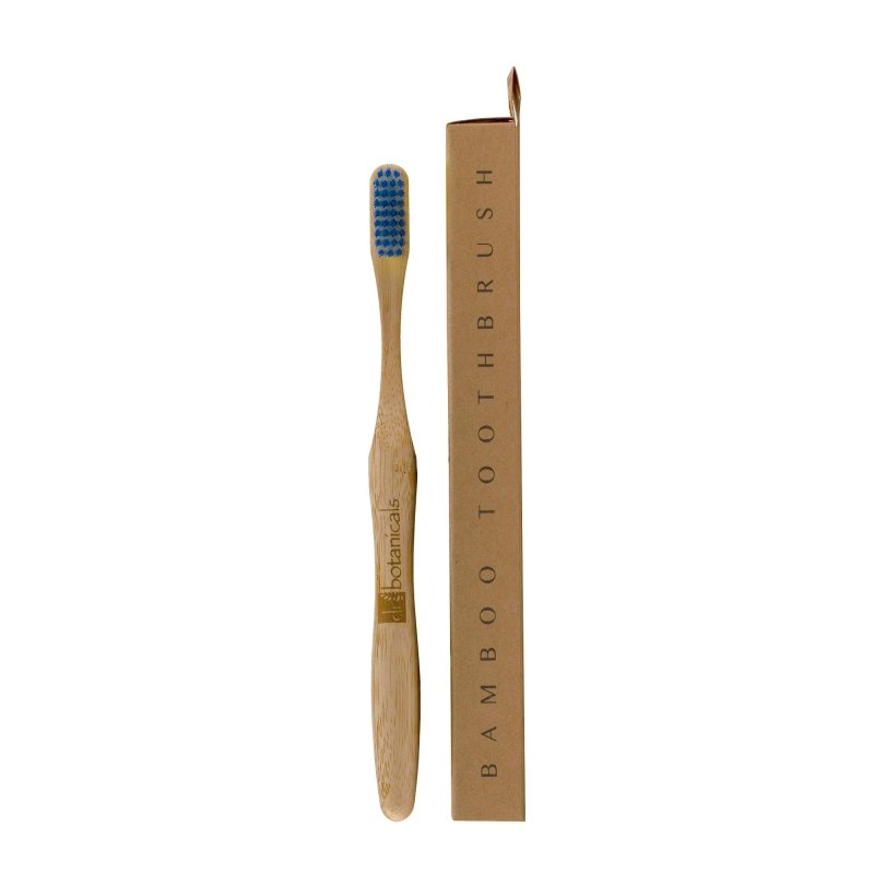 Bamboo Toothbrush Blue - Dr Botanicals