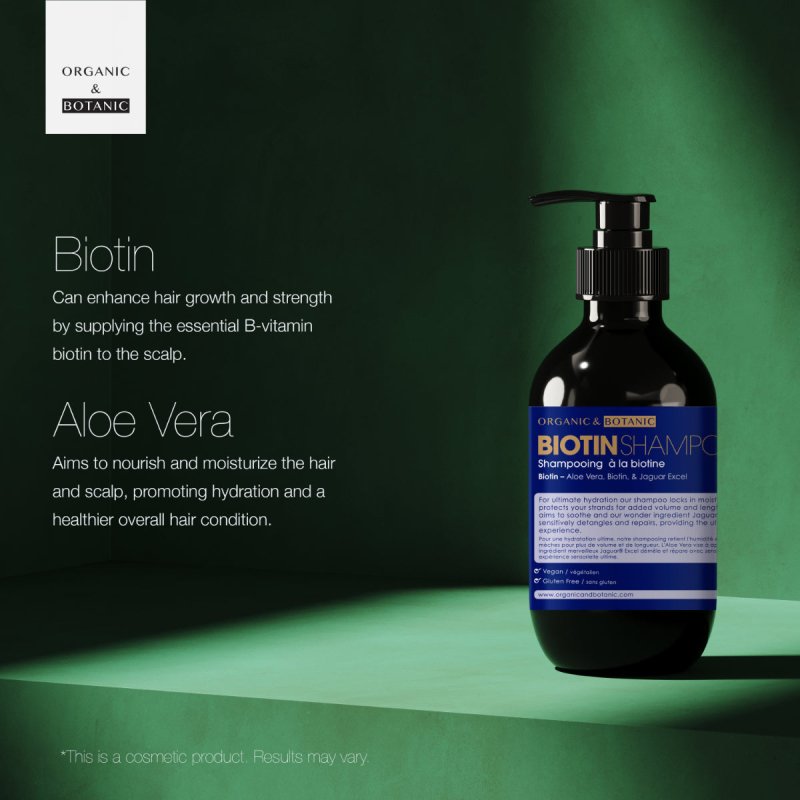 Biotin Shampoo 500ml - Dr Botanicals