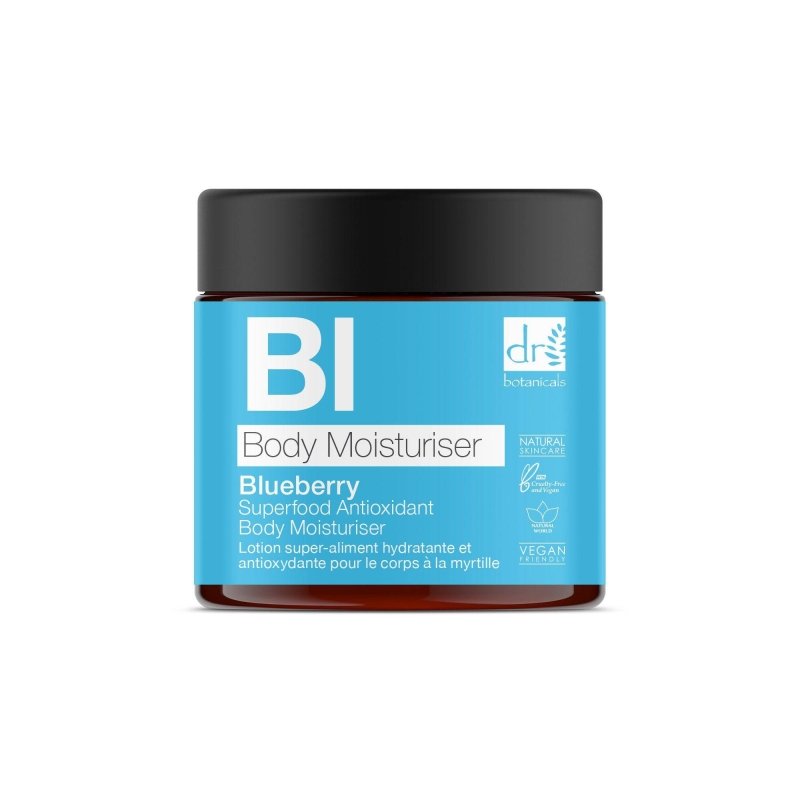 Blueberry Superfood Antioxidant Body Moisturiser 60ml - Dr Botanicals