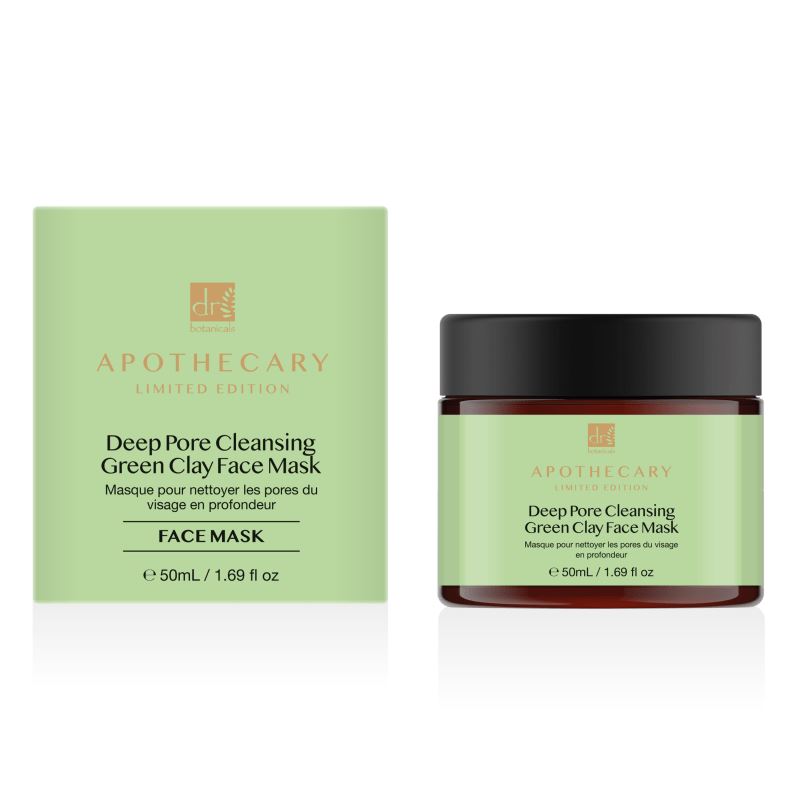 Mascarilla Facial de Arcilla Verde Limpiadora Profunda de Poros 50ml