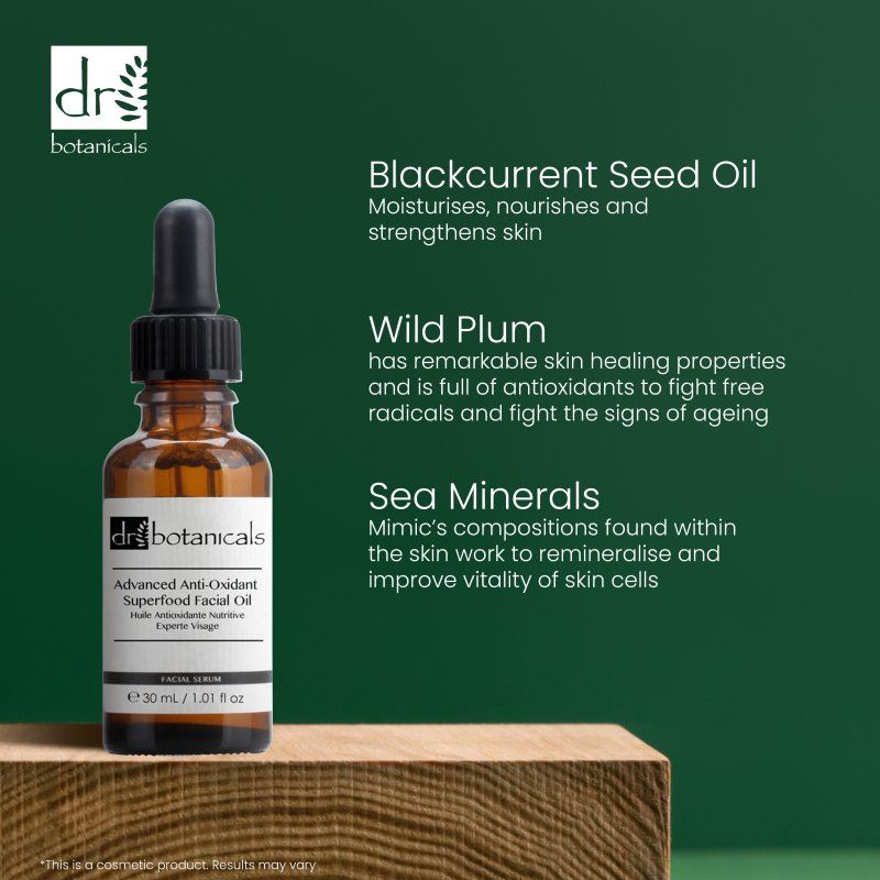 Aceite Facial Superalimento Antioxidante Avanzado 30ml
