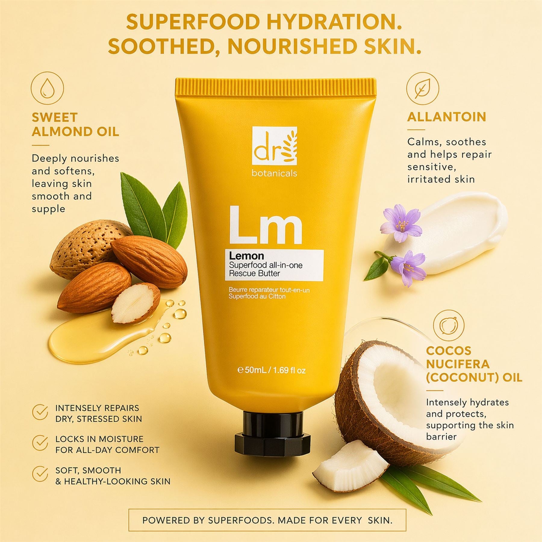 RDB Lemon Superfood all-in-one  Rescue Butter 50ml