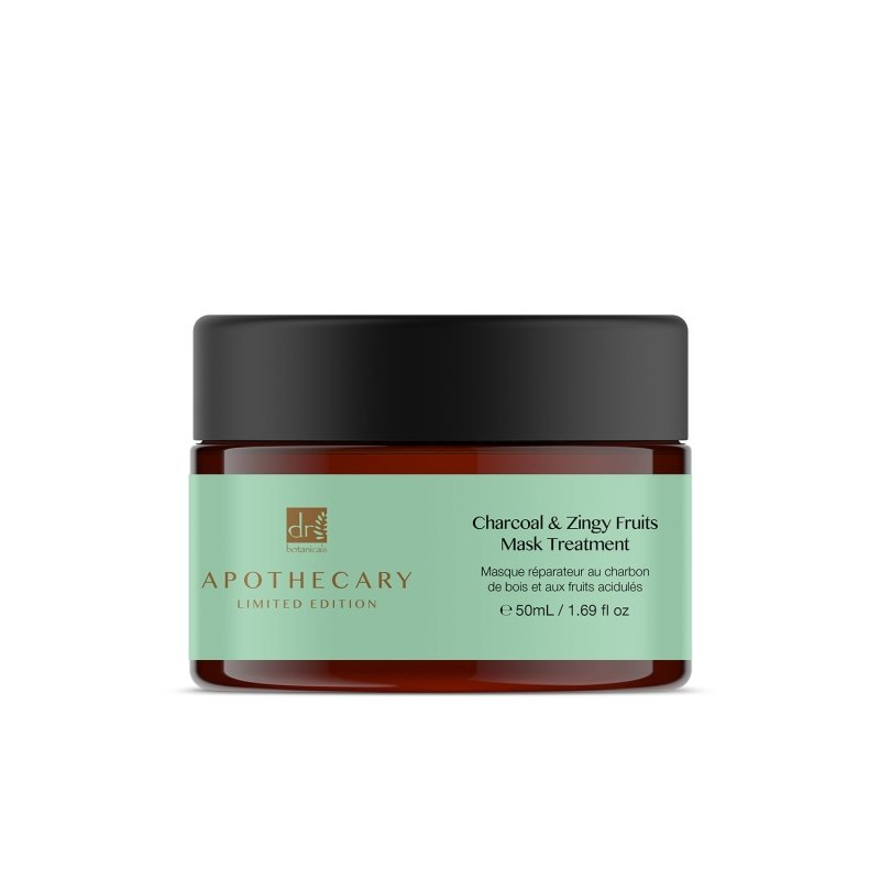 Charcoal & Zingy Fruits Treatment Mask 50ml - Dr Botanicals