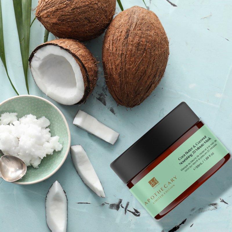 Coca Butter & Coconut Nourishing 20 Minute Mask 50ml - Dr Botanicals