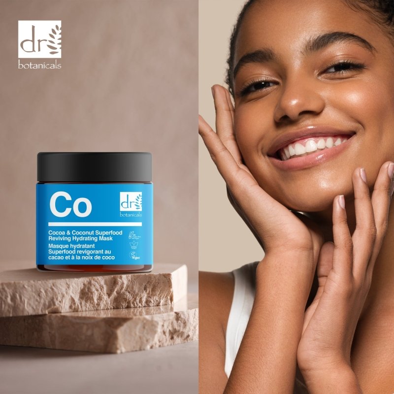 Cocoa & Coconut Superfood Reviving Hydrating Mask 60ml - Dr Botanicals