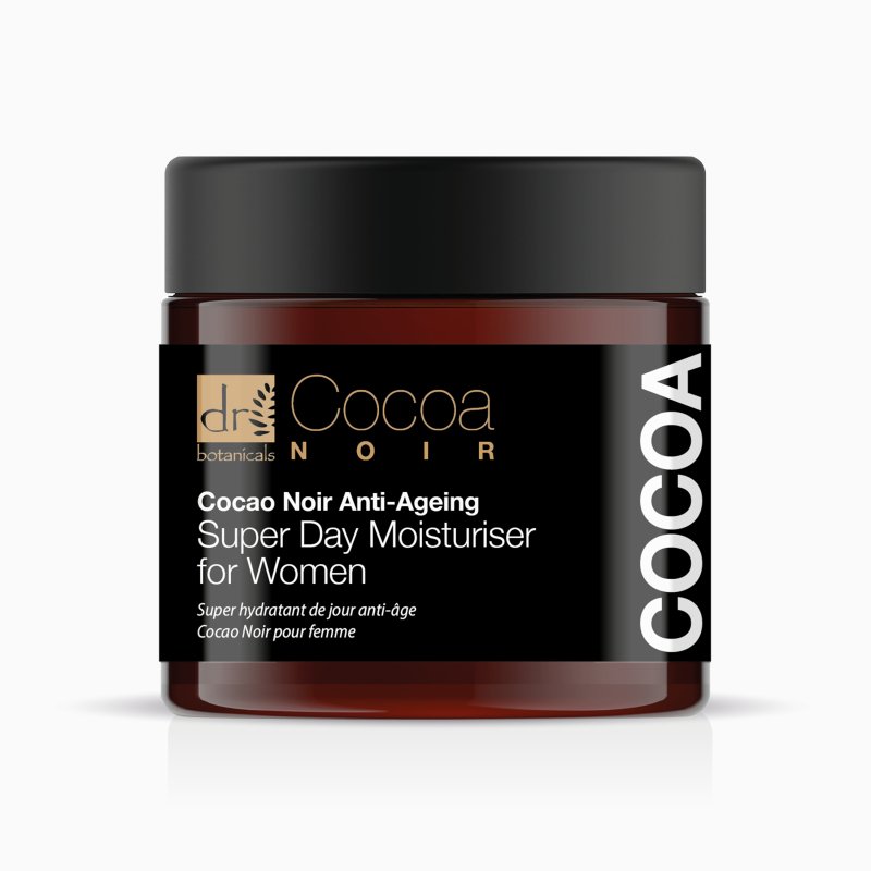 Cocoa Noir Anti - Ageing Super Day Moisturiser for Women 60ml - Dr Botanicals