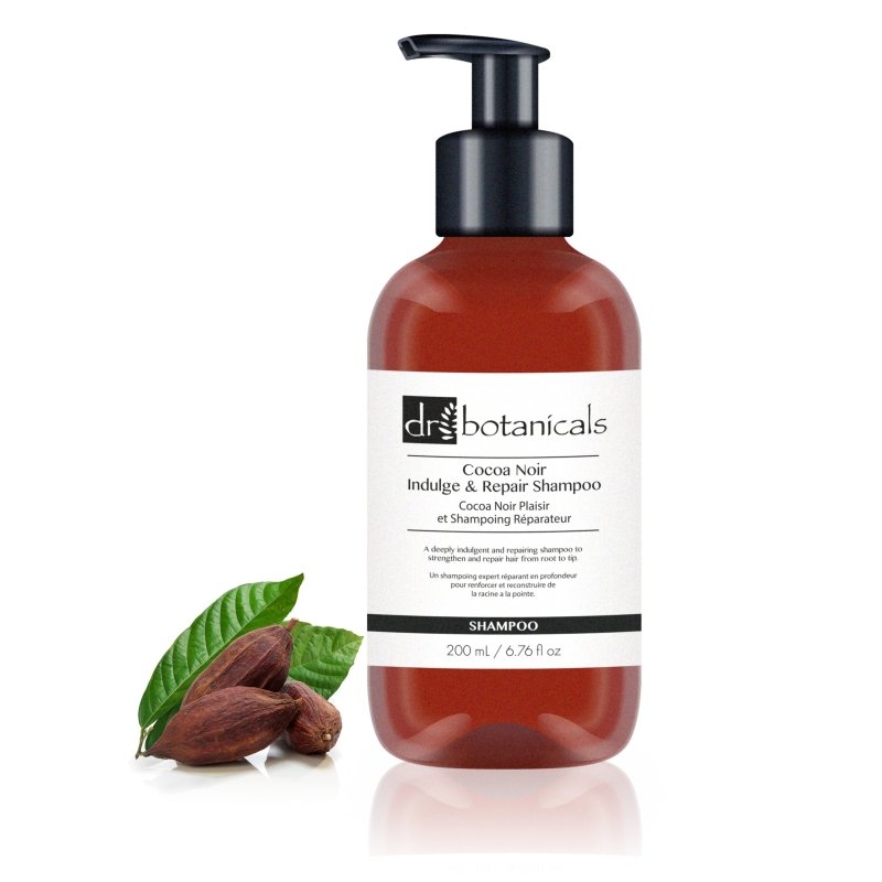 Cocoa Noir Indulge & Repair Hair Shampoo 200ml - Dr Botanicals