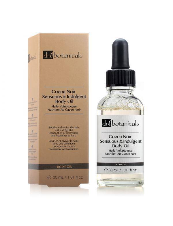 Cocoa Noir Sensuous & Indulgent Body Oil 30ml - Dr Botanicals