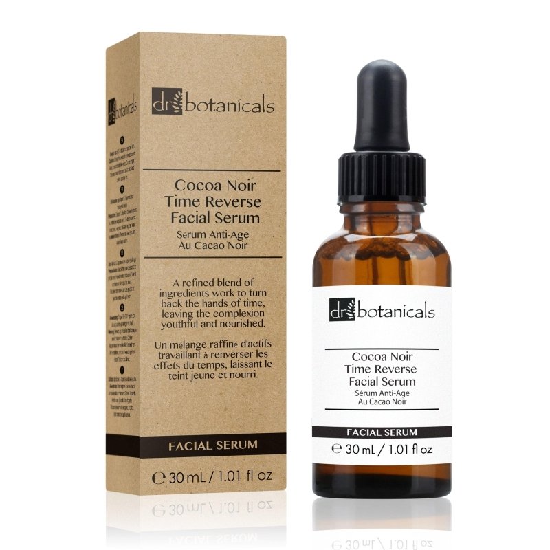 Cocoa Noir Time Reverse Facial Serum 30ml - Dr Botanicals