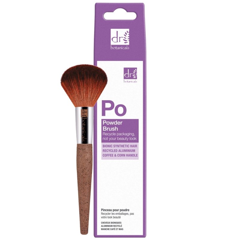 Coffee Ground Powder Brush - Dr Botanicals