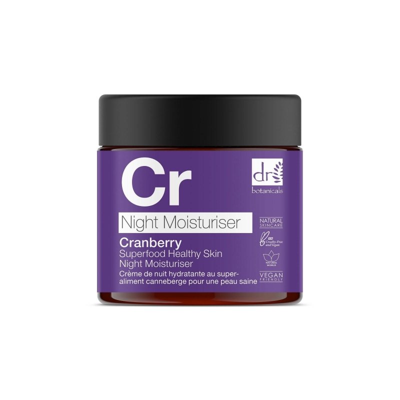 Cranberry Night Moisturiser 60ml - Dr Botanicals