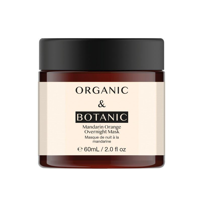 Mandarin Orange Brightening Overnight Mask - 60ml - Revitalizing & Hydrating with Vitamin C & Sea Buckthorn for Radiant, Even-Toned Skin