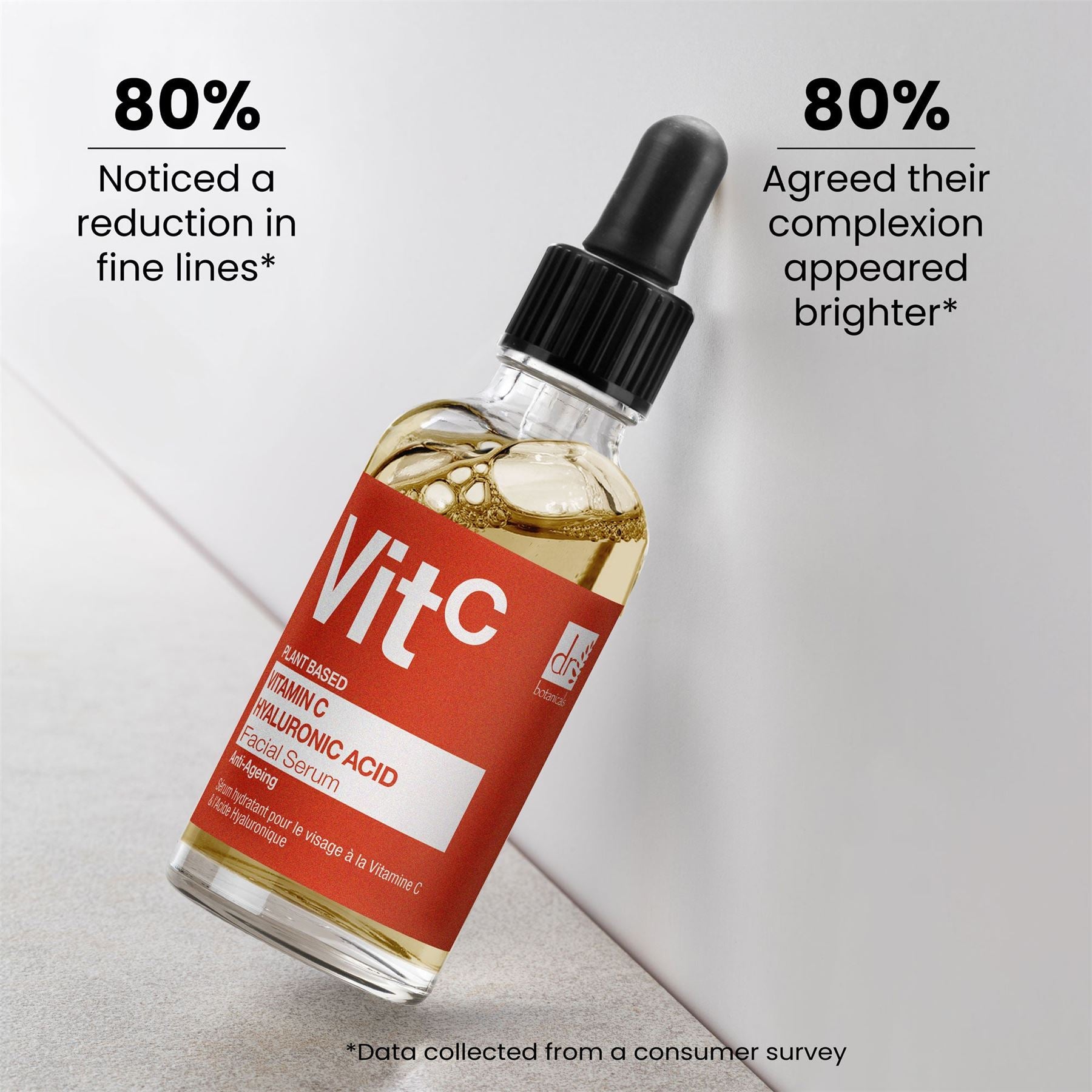 Vitamina C 5% y Ácido Hialurónico 2% Sérum Facial Hidratante 30ml
