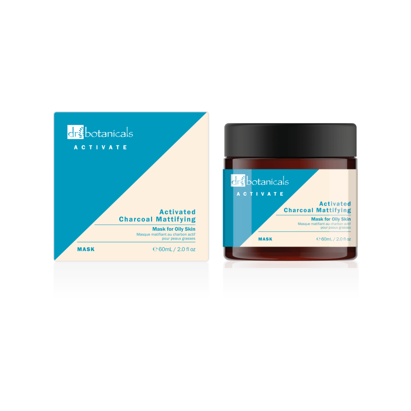 Dr Botanicals Charcoal Mattifying Mask & Overnight Vitamin Moisturiser - Dr Botanicals