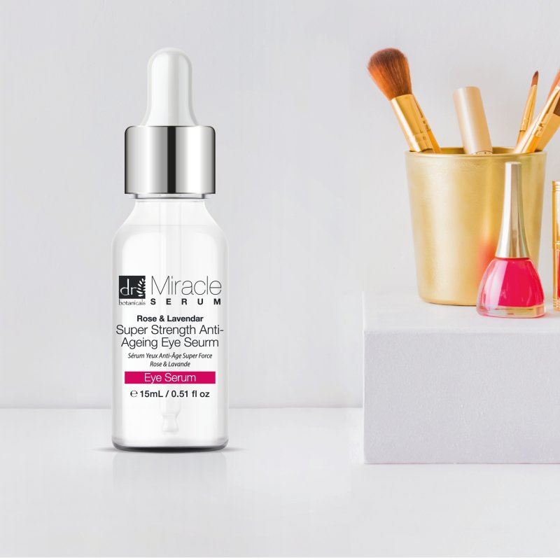 Unique Treatments Sérum para ojos antienvejecimiento superfuerte de rosa y lavanda 15 ml