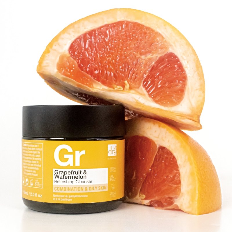 Grapefruit And Watermelon Refreshing Cleanser 60ml - Dr Botanicals