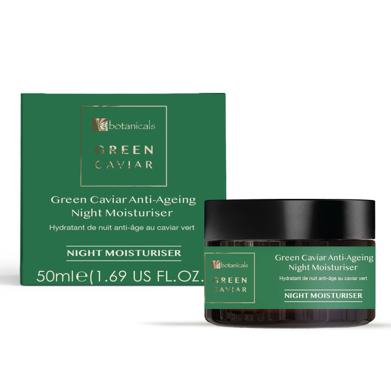Green Caviar & Argan Oil Anti - Oxidant Anti - Ageing Night Cream 50ml - Dr Botanicals
