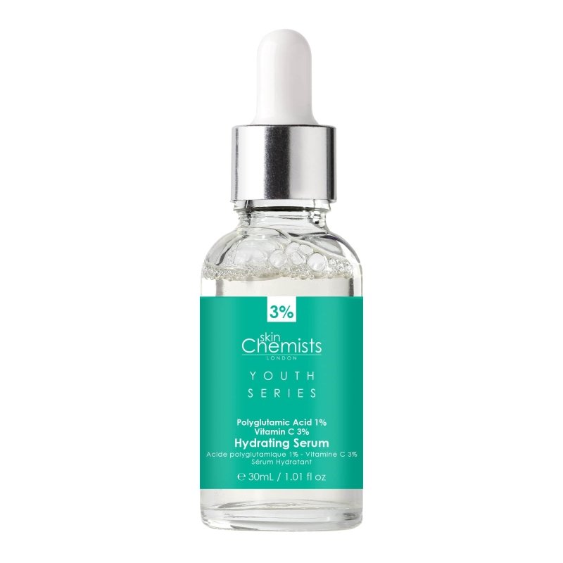 Hydrating Serum Polyglutamic Acid 1%, Vitamin C 3% 30ml - Dr Botanicals