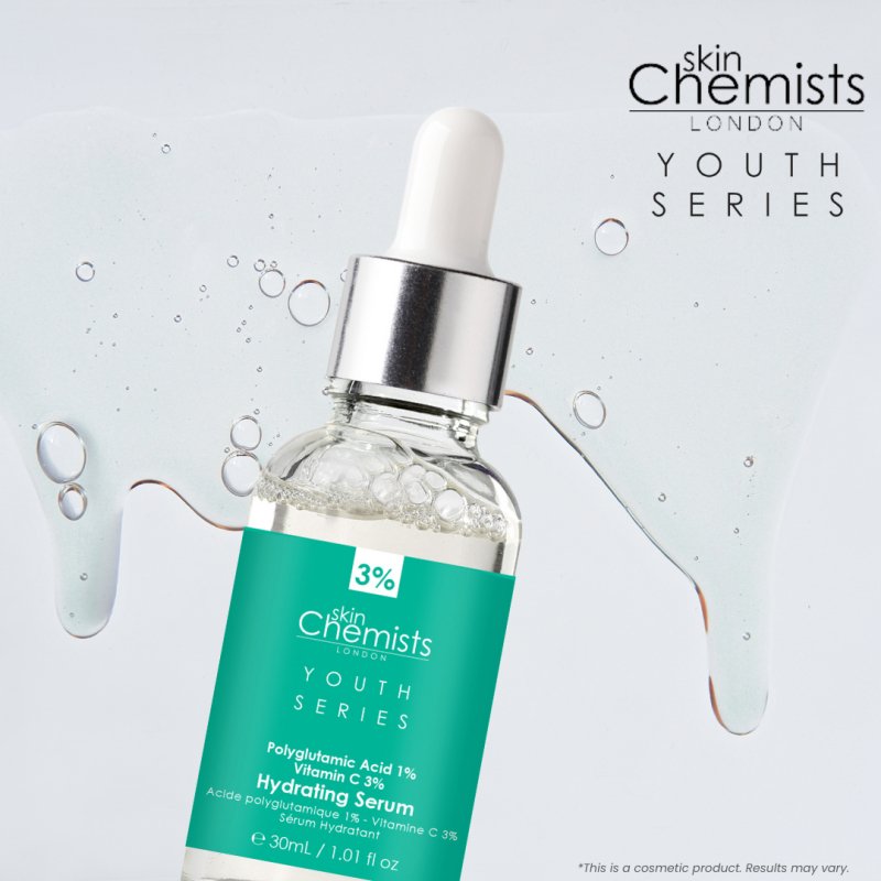 Hydrating Serum Polyglutamic Acid 1%, Vitamin C 3% 30ml - Dr Botanicals