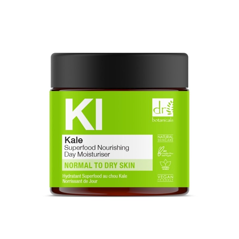 Kale Superfood Nourishing Day Moisturiser 60ml - Dr Botanicals