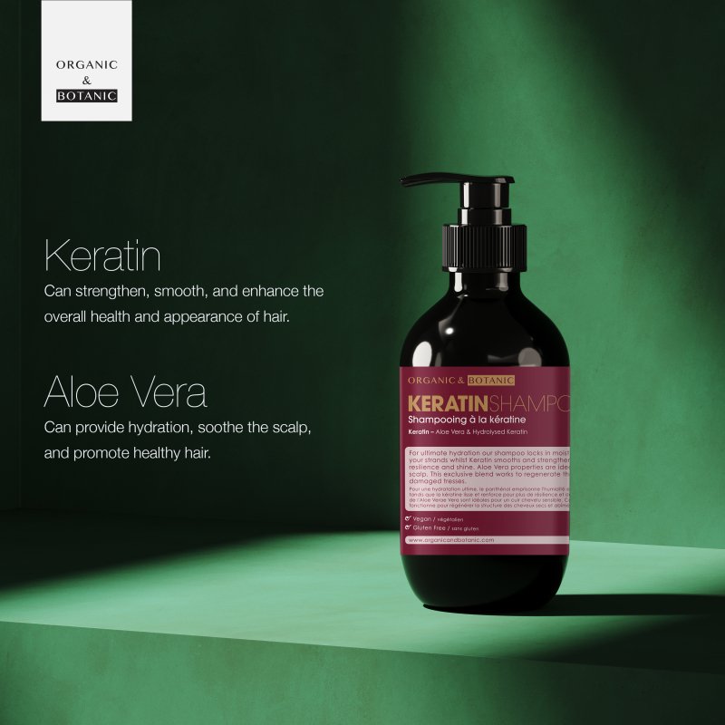 Keratin Shampoo 500ml - Dr Botanicals