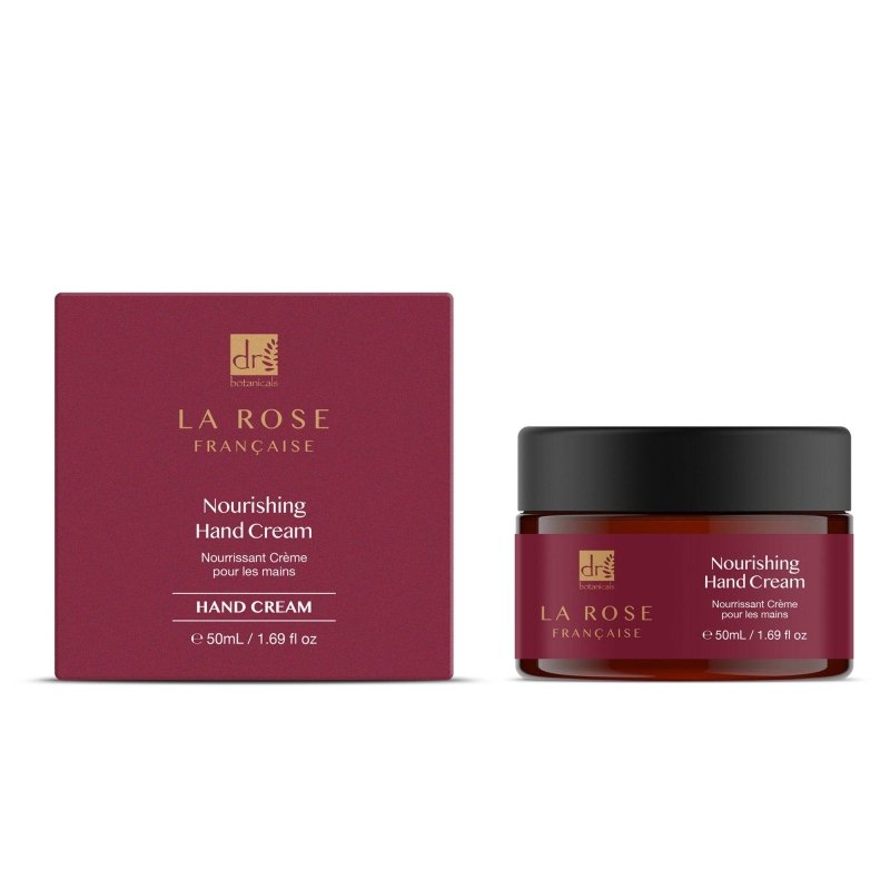 La Rose Francaise Hand Cream 50ml - Dr Botanicals