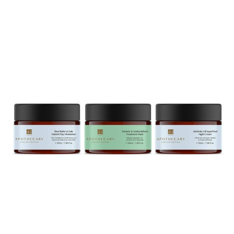 Limited Edition Day Cream, Night Cream & Mask Kit - Dr Botanicals