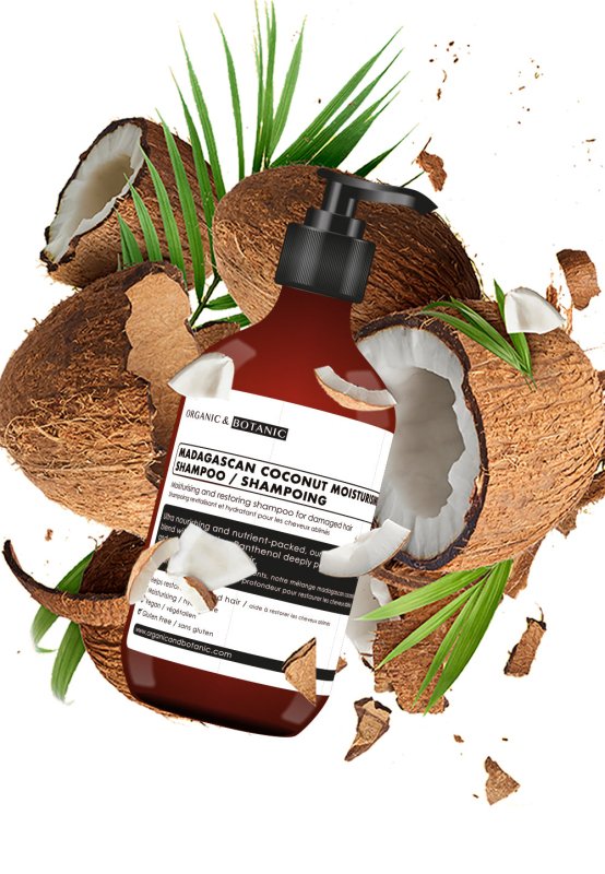 Madagascan Coconut Moisturising Shampoo 500ml - Dr Botanicals