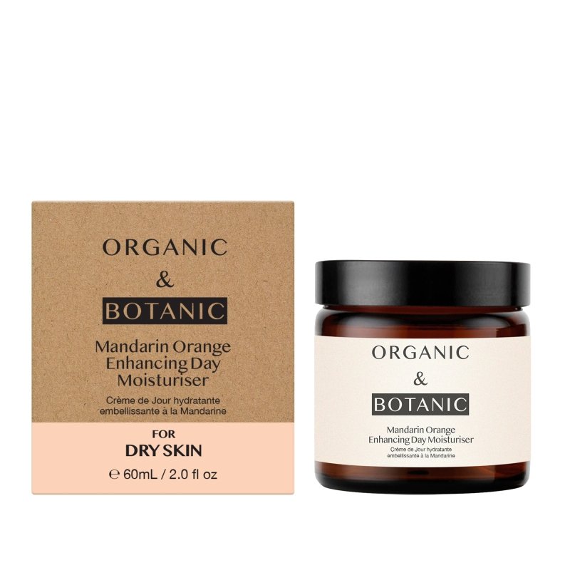Mandarin Orange Day Moisturizer with Vitamin C & Sea Buckthorn - 60ml - Lightweight Hydration, Antioxidant Protection, & Pollution Defense for Radiant Skin - Dr Botanicals