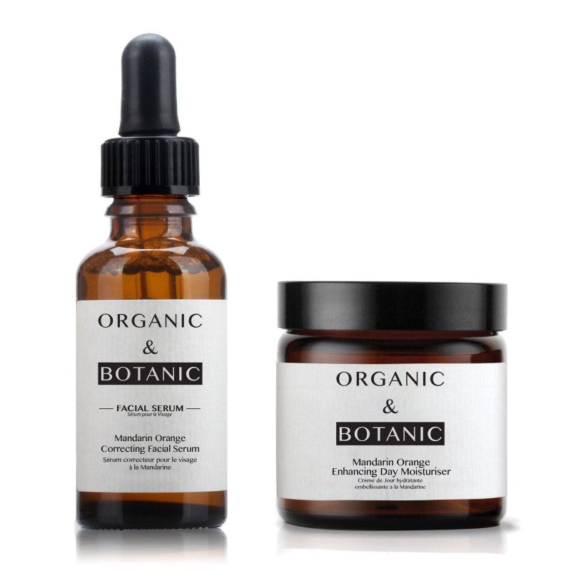 Mandarin Orange Facial Serum + Day Moisturiser Kit - Dr Botanicals