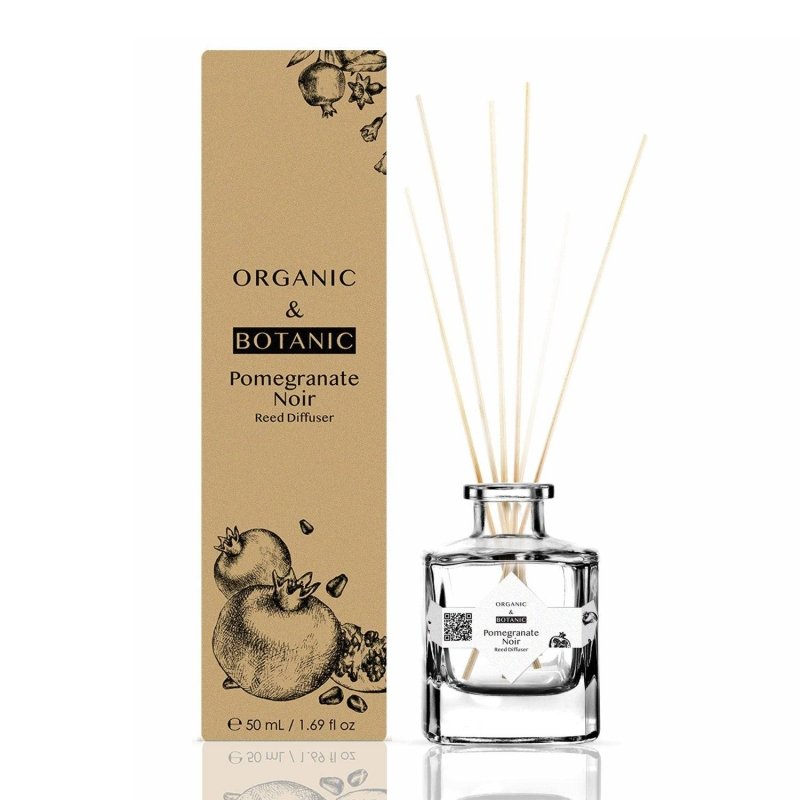 Pomegranate Noir Reed Diffuser 50ml - Dr Botanicals