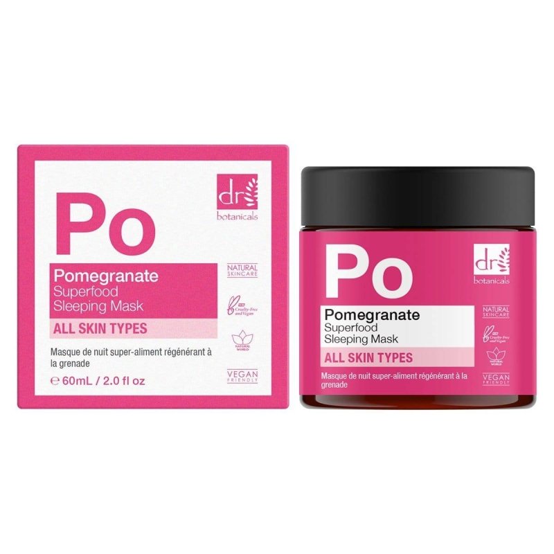 Pomegranate Superfood Regenerating Sleeping Mask 60ml - Dr Botanicals