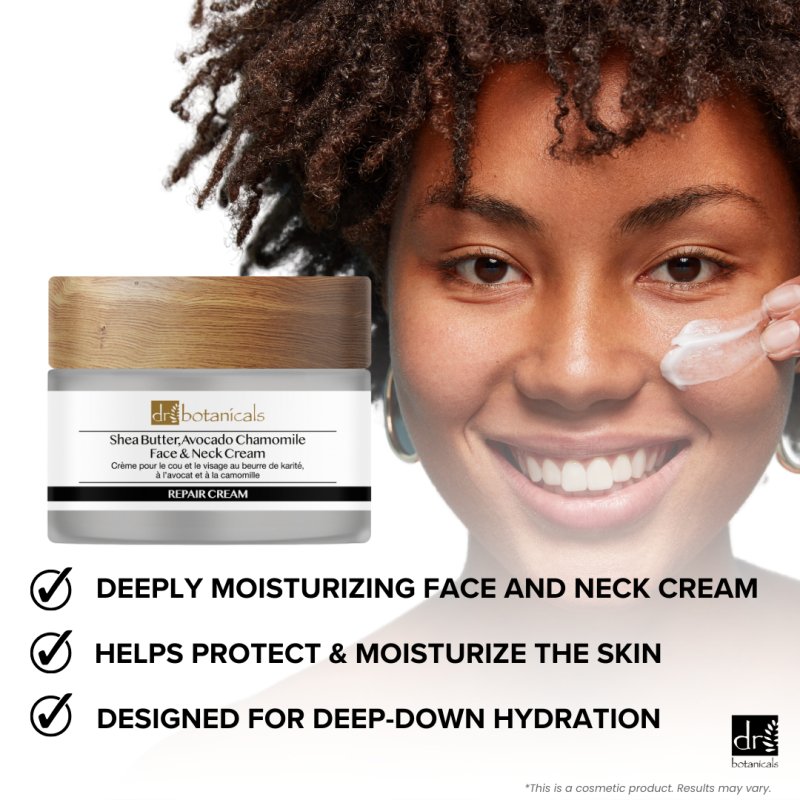 Shea Butter Face & Neck Cream 50ml - Dr Botanicals