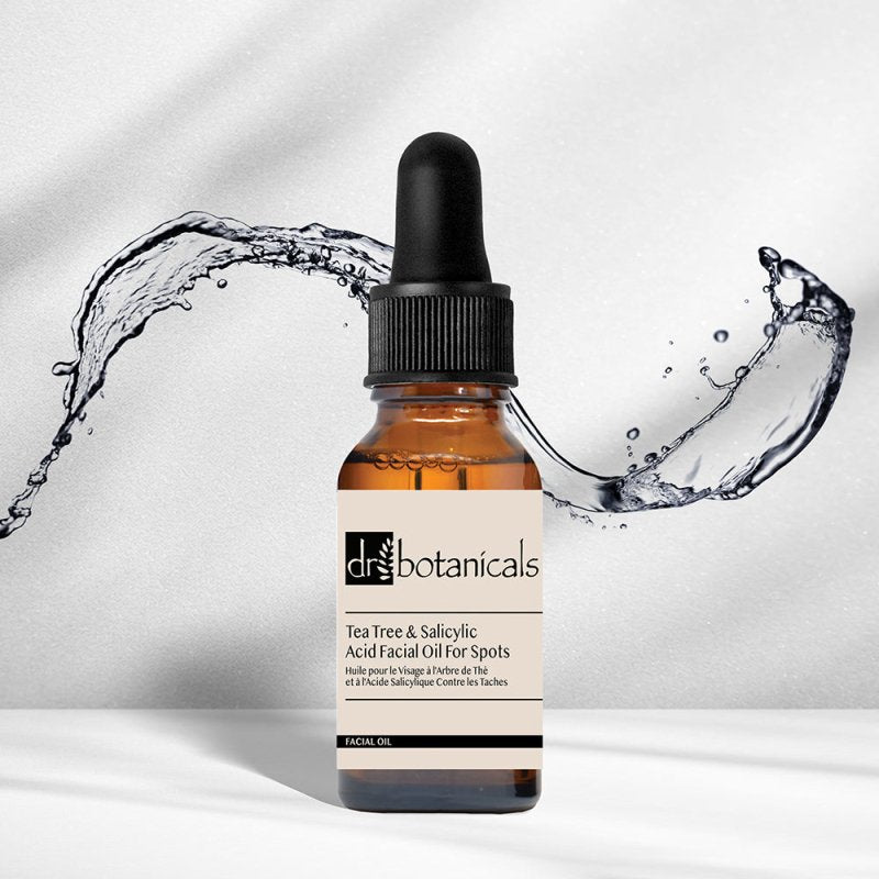 Tea Tree & Salicylic Acid Facial Oil For Spots - Dr Botanicals