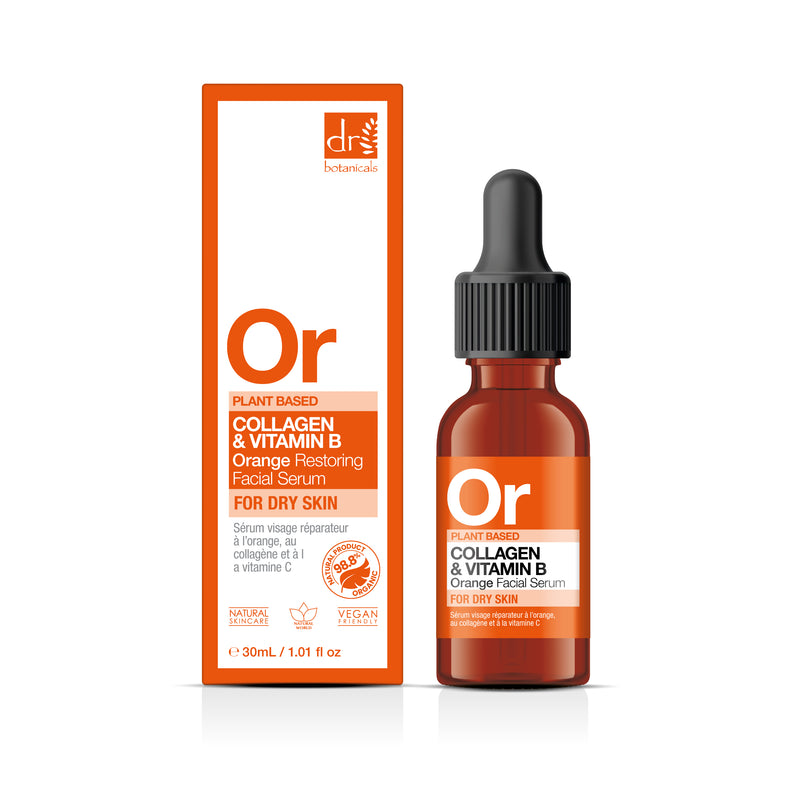 Plant-Based Collagen & Vitamin C Orange Restoring Facial Serum