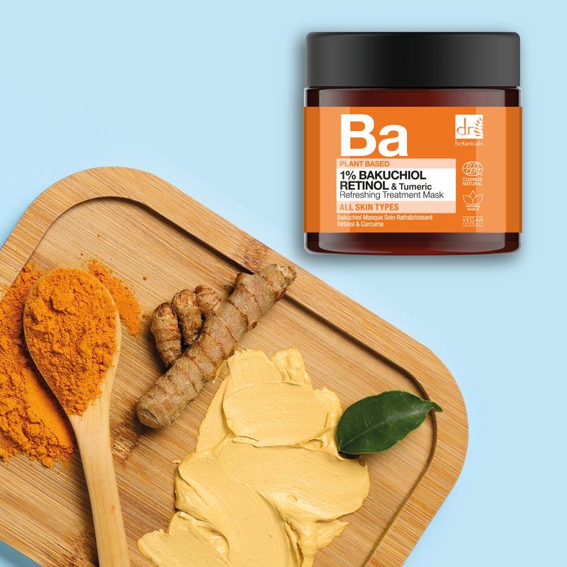 Dr Botanicals Bakuchiol Retinol & Tumeric Refreshing Treatment Mask